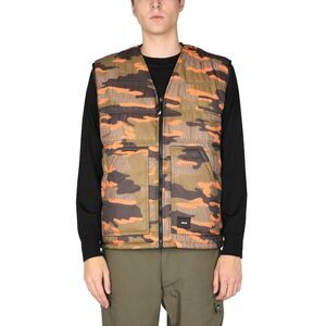 ARKAIR Men's Camouflage Puffer Vest Men BLACK Vests